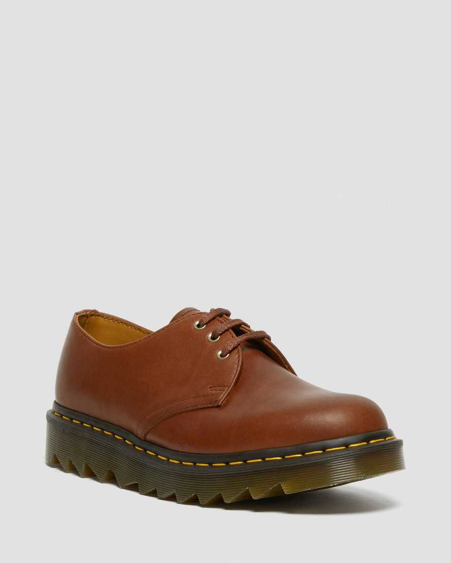 Dr. Martens 1461 Ziggy Deri Erkek Oxford Ayakkabı - Ayakkabı Kahverengi |OYTSZ2483|